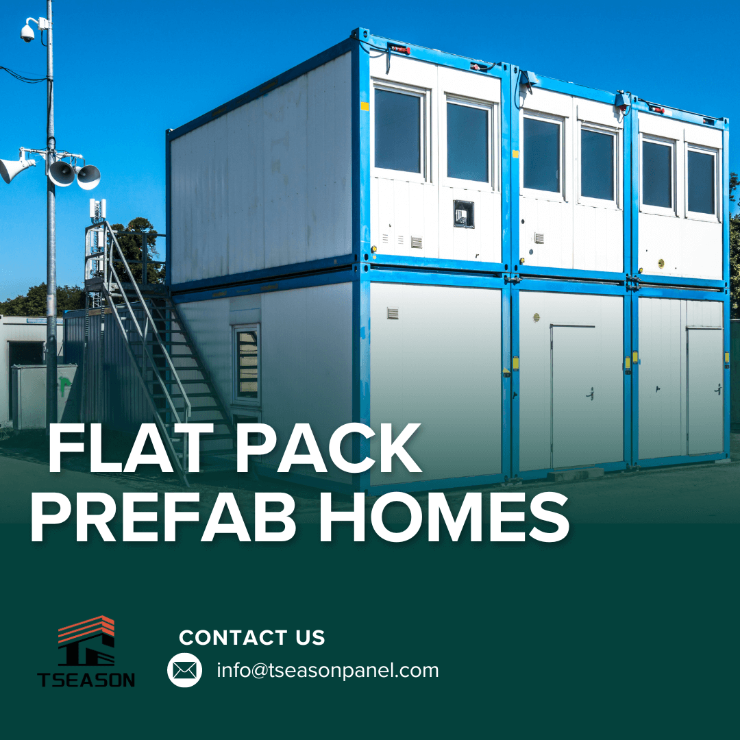 Flat pack prefab homes