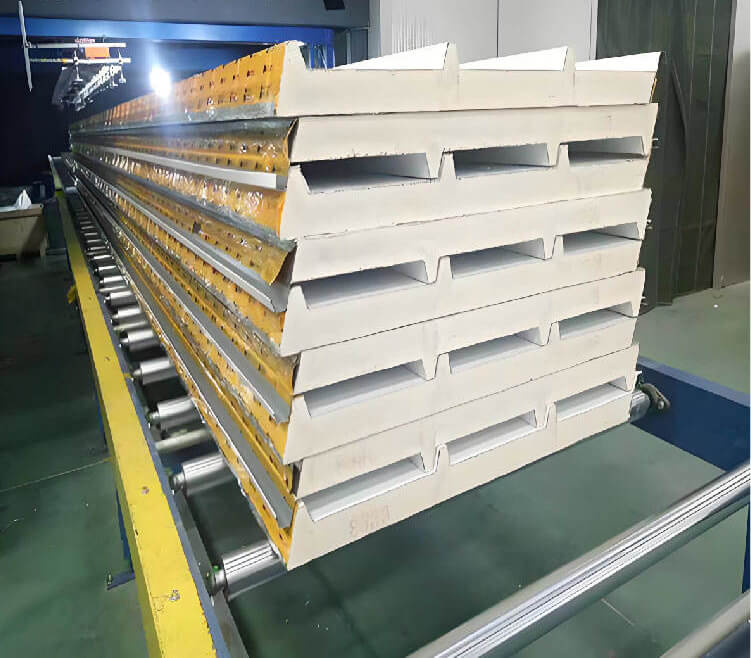 Tseason Metal Sandwich Panel Roof - Sandwich Panel, Steel Structure ...